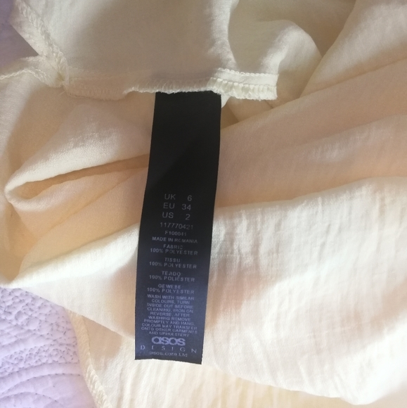 NWT ASOS Design Yellow Maxi Dress (2) 💛🌴 - Picture 7 of 8